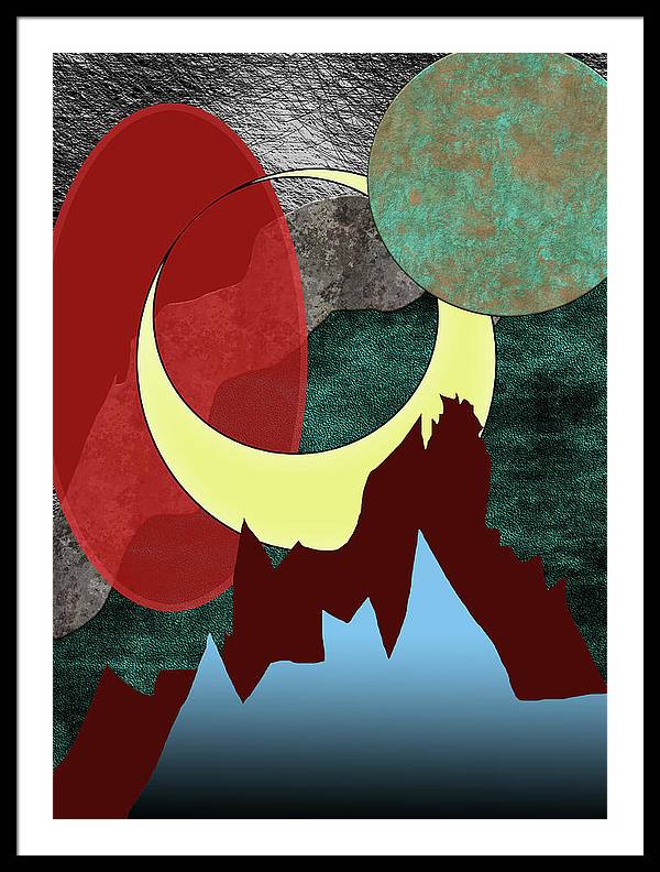 Moonscape - Framed Print