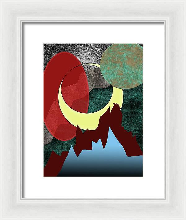 Moonscape - Framed Print