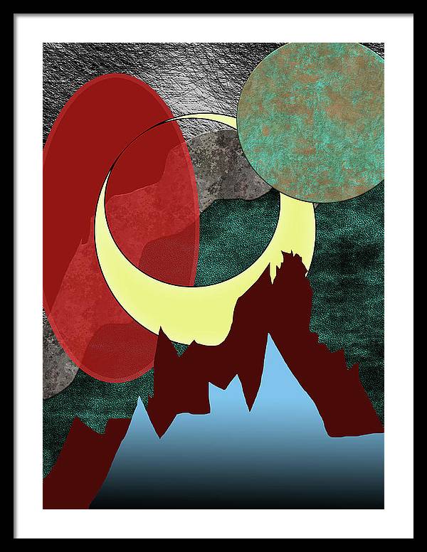 Moonscape - Framed Print