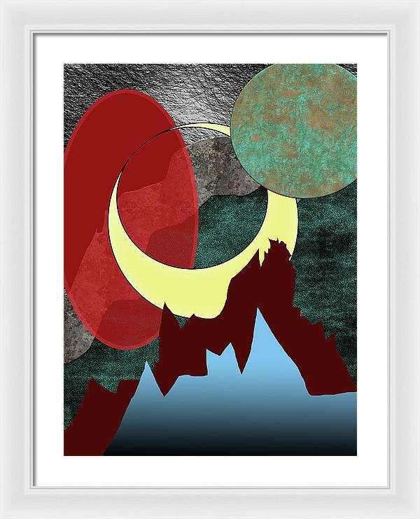 Moonscape - Framed Print