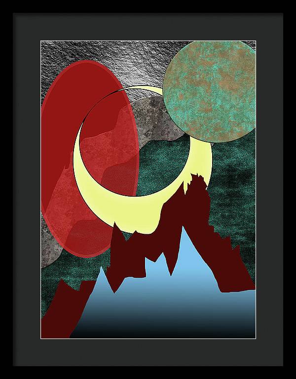 Moonscape - Framed Print