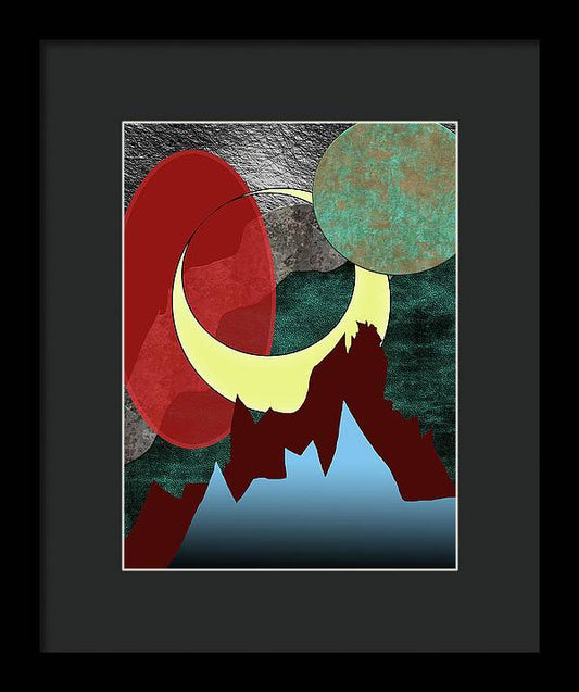 Moonscape - Framed Print