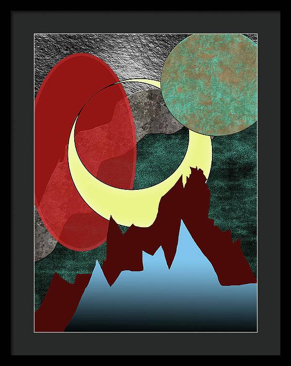 Moonscape - Framed Print