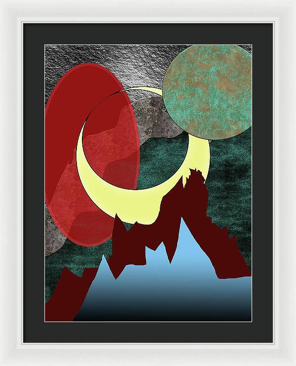 Moonscape - Framed Print