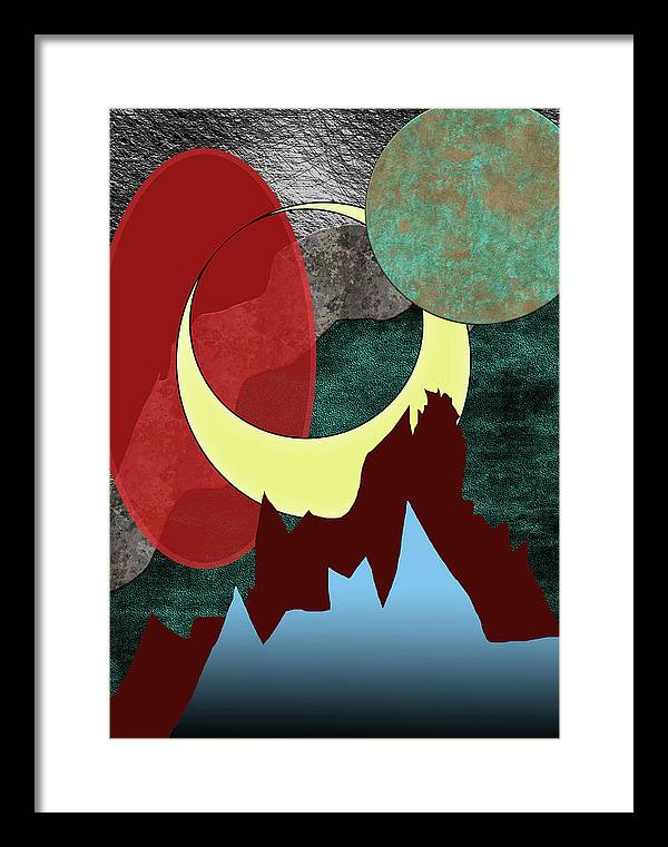 Moonscape - Framed Print