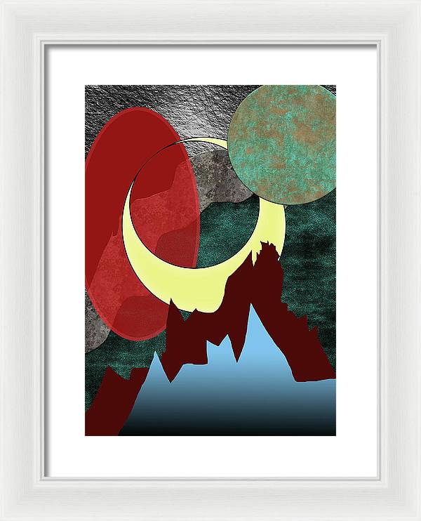 Moonscape - Framed Print