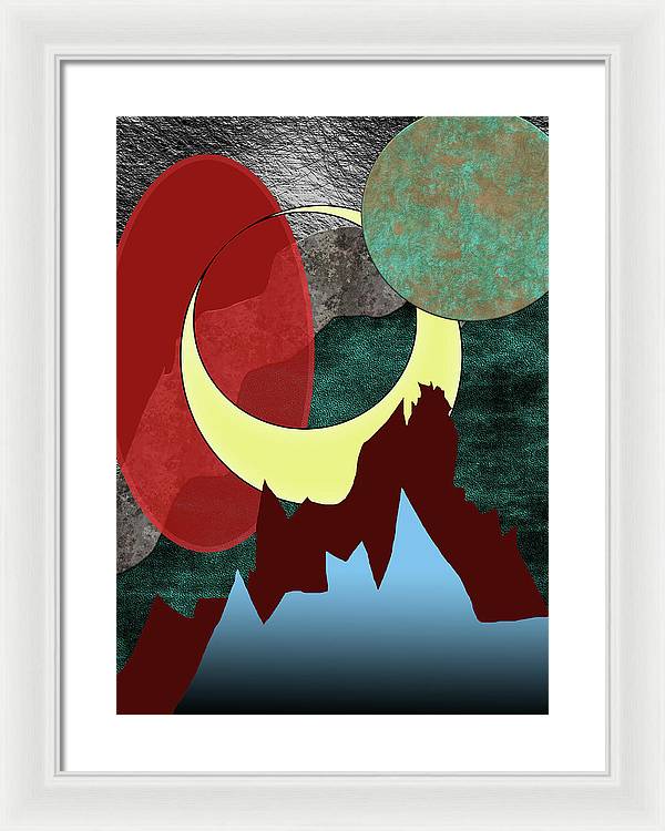 Moonscape - Framed Print