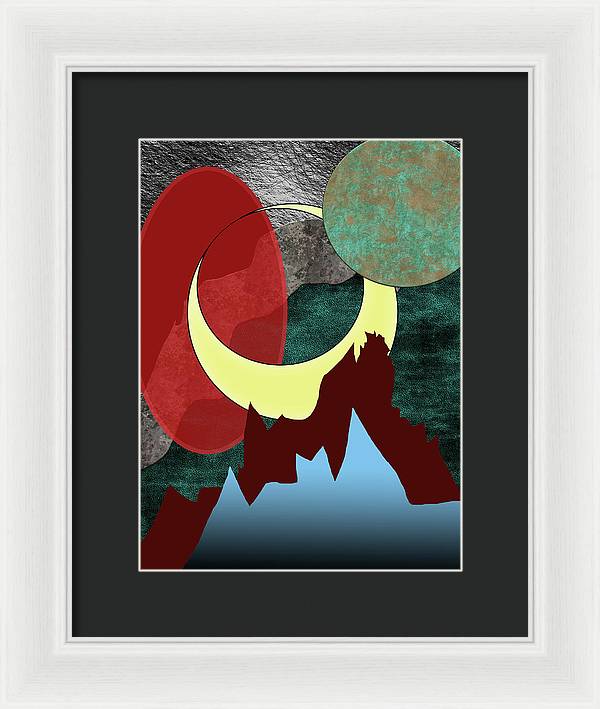 Moonscape - Framed Print
