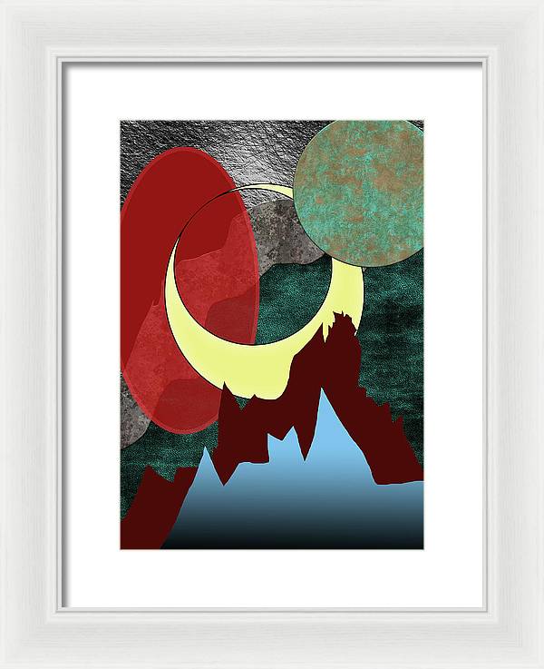 Moonscape - Framed Print