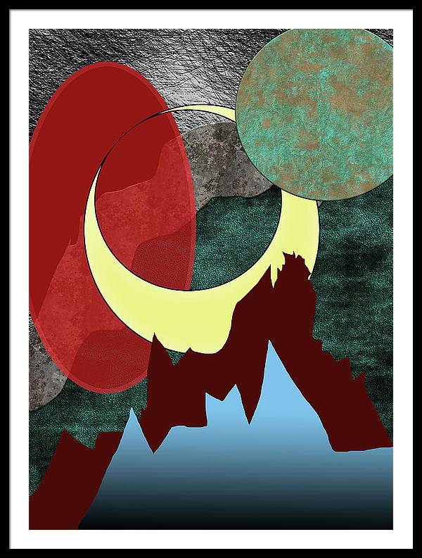 Moonscape - Framed Print