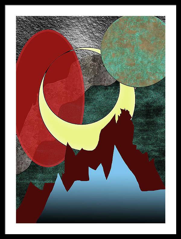 Moonscape - Framed Print