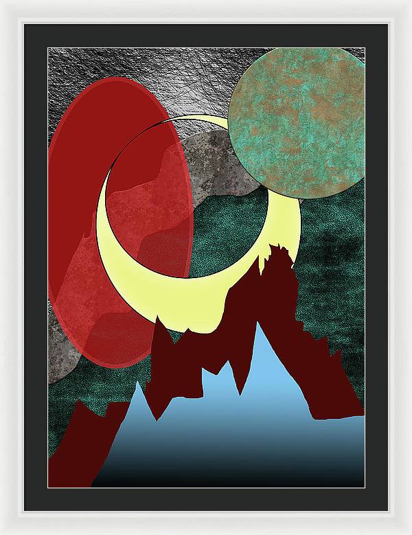 Moonscape - Framed Print