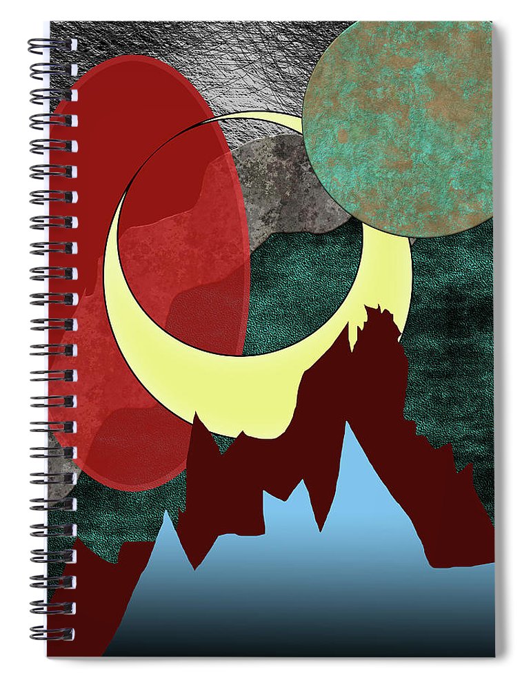 Moonscape - Spiral Notebook