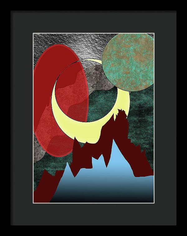 Moonscape - Framed Print