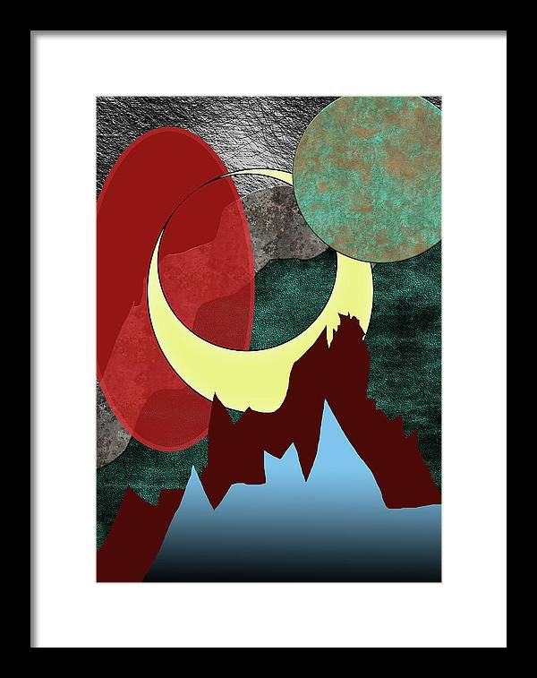 Moonscape - Framed Print