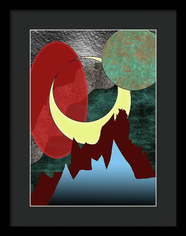 Moonscape - Framed Print