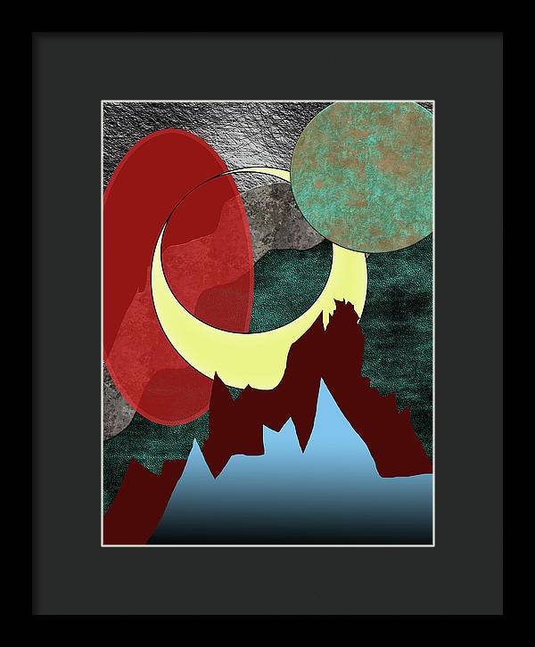 Moonscape - Framed Print