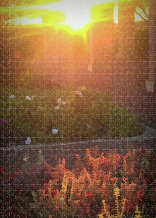 Morning Sunrise Garden Walk - Puzzle