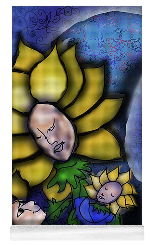 Mother Flower Moon - Yoga Mat