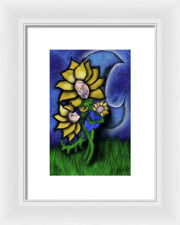 Mother Flower Moon - Framed Print