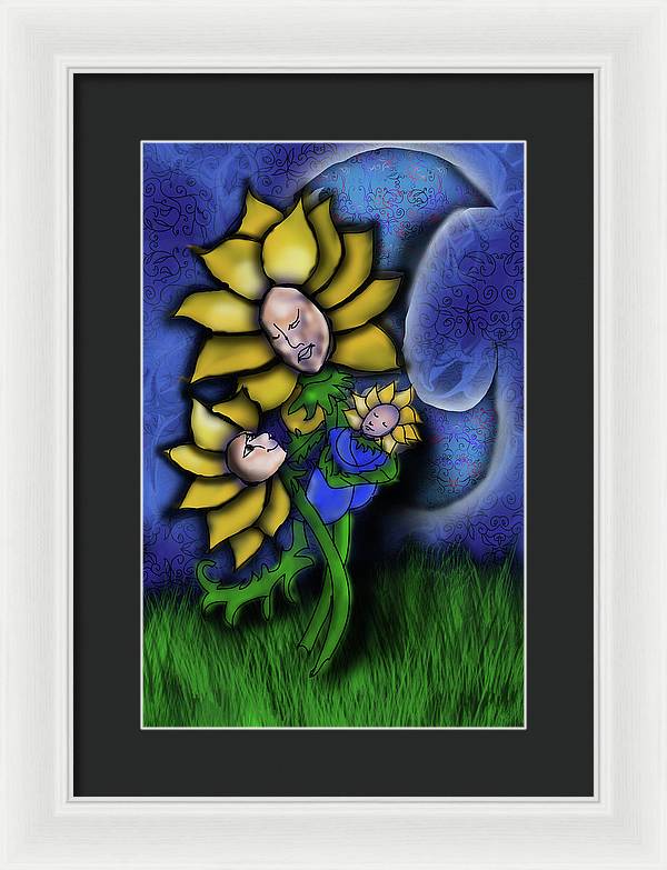 Mother Flower Moon - Framed Print