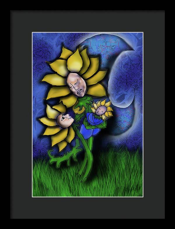 Mother Flower Moon - Framed Print