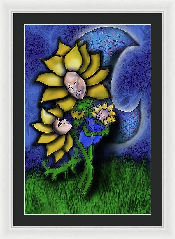 Mother Flower Moon - Framed Print