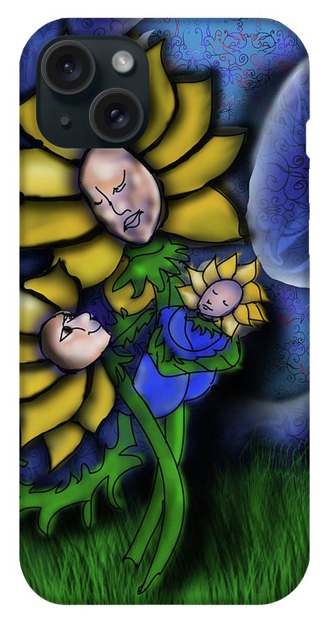 Mother Flower Moon - Phone Case