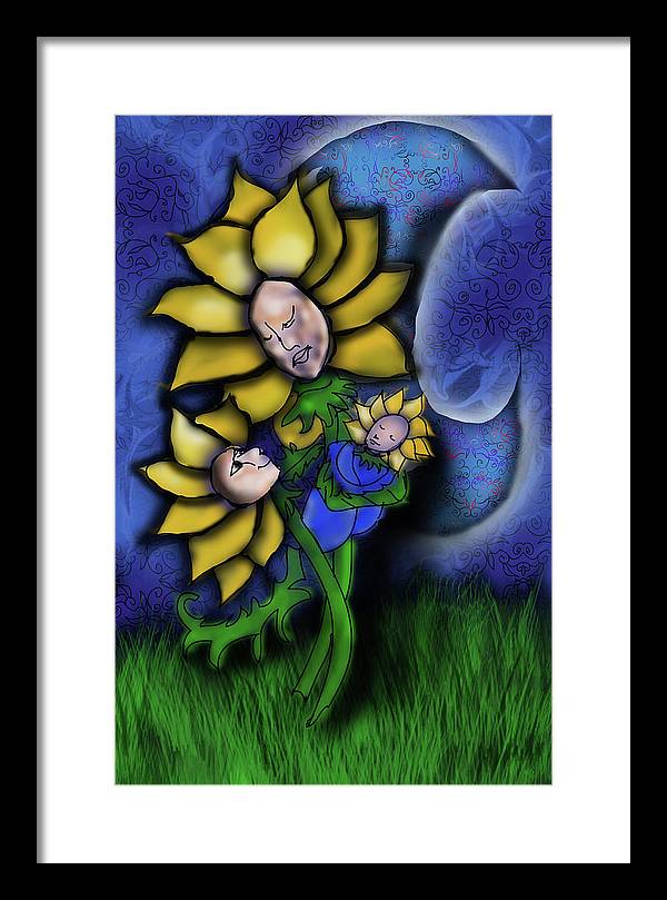 Mother Flower Moon - Framed Print