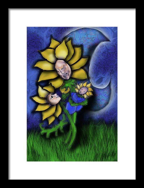 Mother Flower Moon - Framed Print