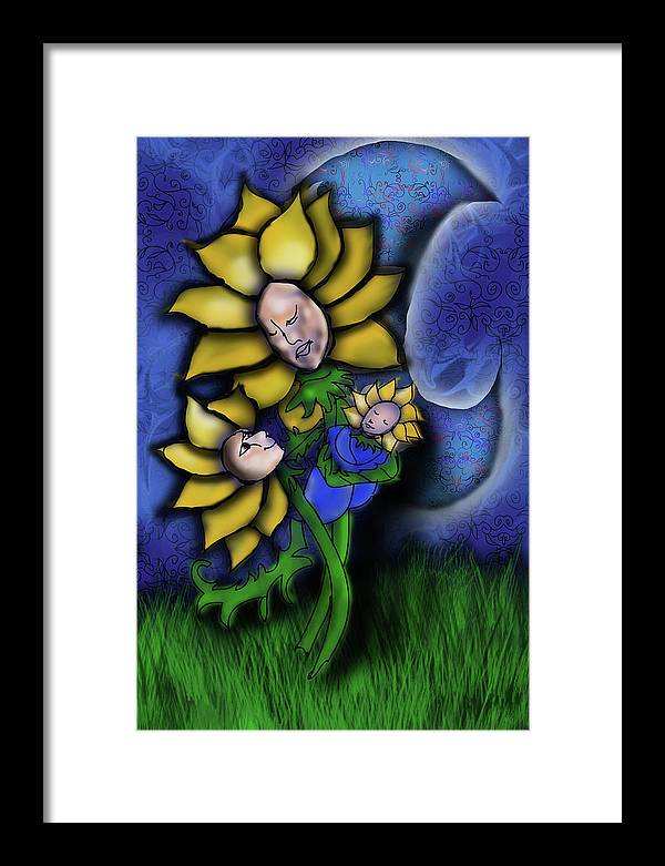 Mother Flower Moon - Framed Print
