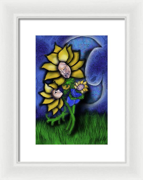 Mother Flower Moon - Framed Print