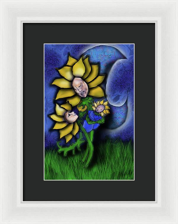 Mother Flower Moon - Framed Print