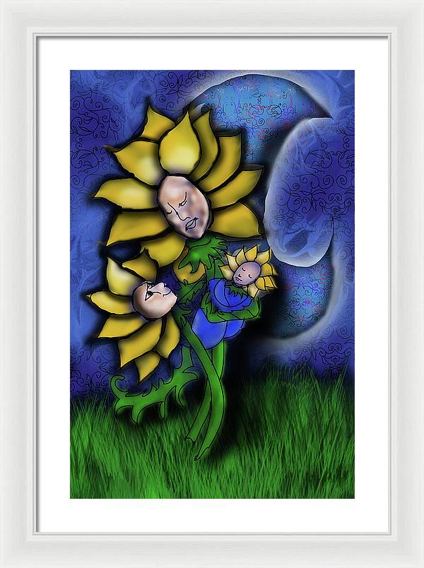 Mother Flower Moon - Framed Print