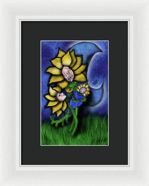 Mother Flower Moon - Framed Print