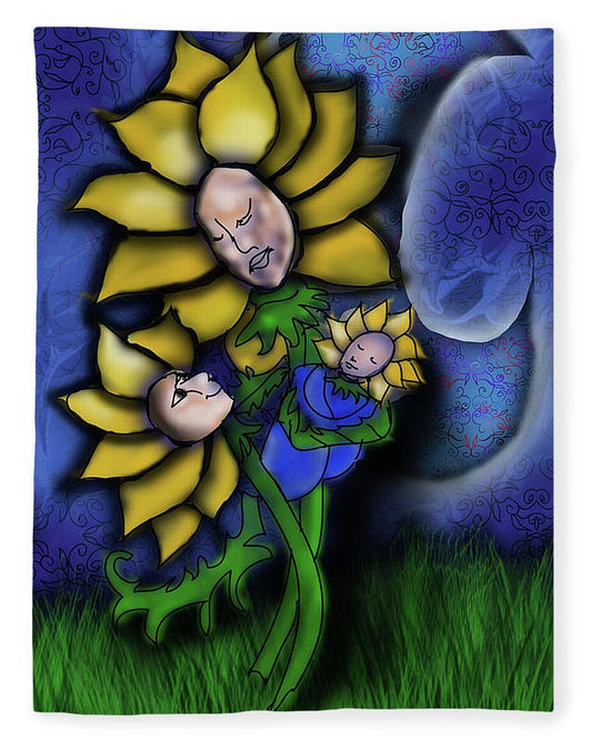 Mother Flower Moon - Blanket