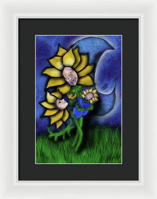 Mother Flower Moon - Framed Print
