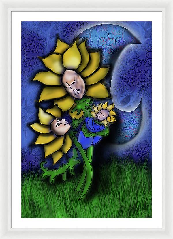 Mother Flower Moon - Framed Print