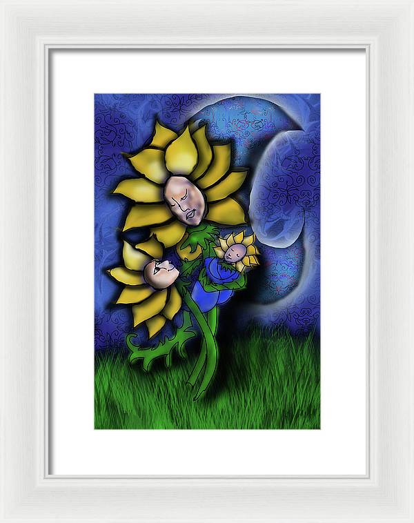 Mother Flower Moon - Framed Print