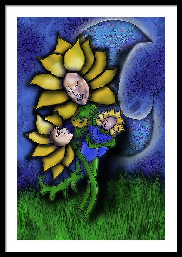 Mother Flower Moon - Framed Print