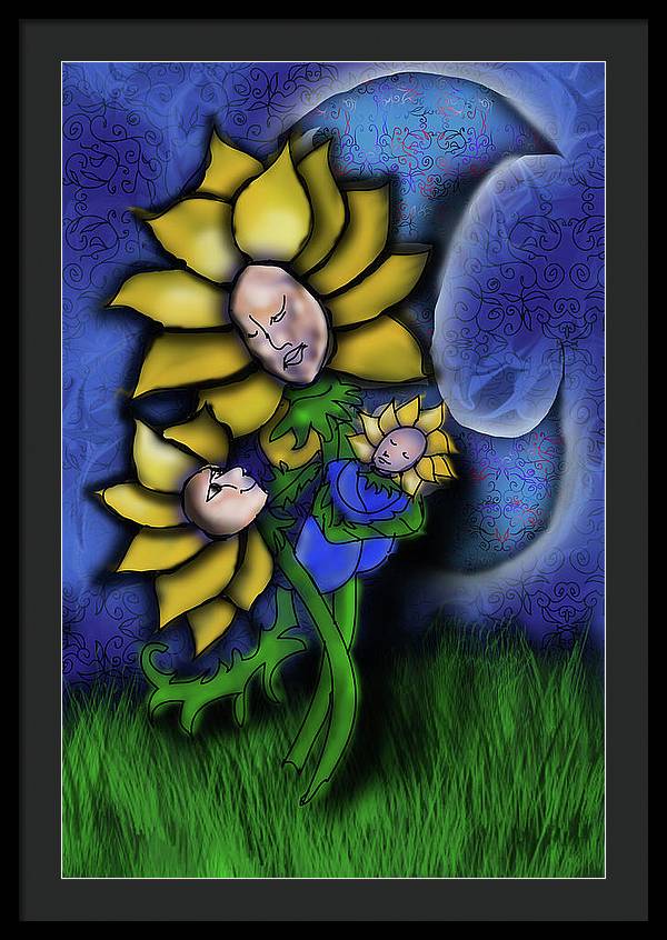 Mother Flower Moon - Framed Print