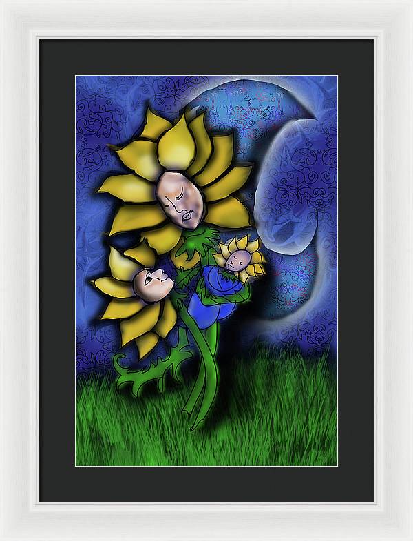 Mother Flower Moon - Framed Print