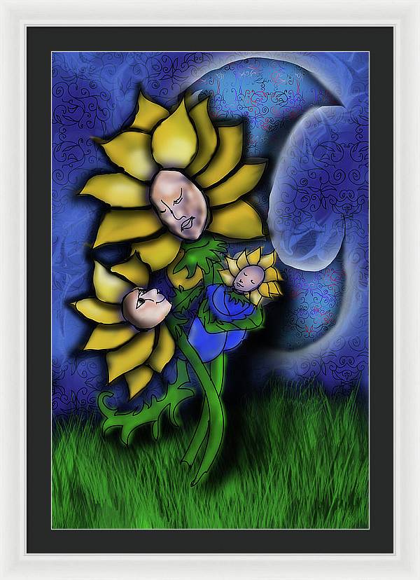 Mother Flower Moon - Framed Print