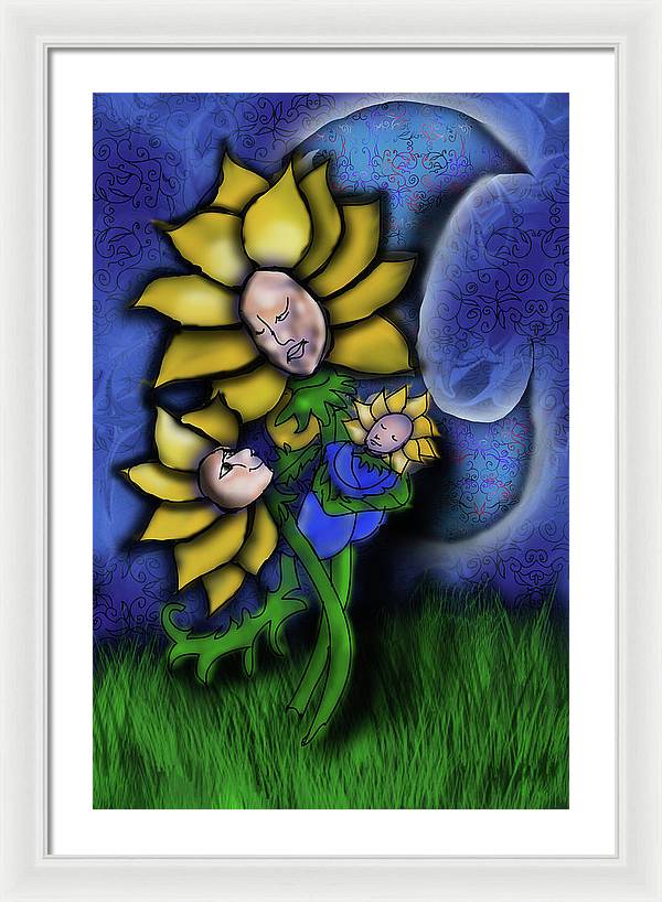 Mother Flower Moon - Framed Print