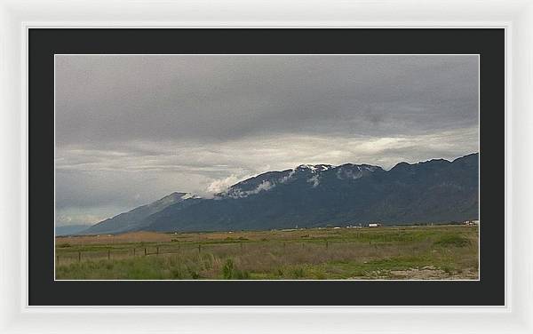 Mountain Field - Framed Print