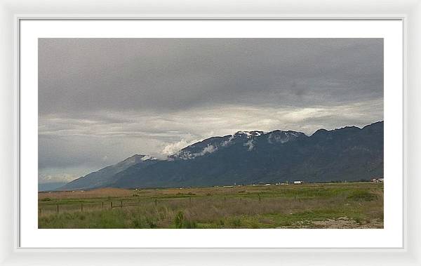 Mountain Field - Framed Print