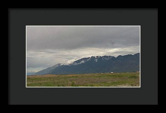 Mountain Field - Framed Print