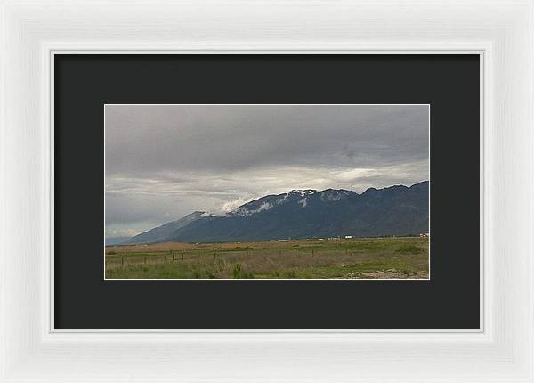 Mountain Field - Framed Print