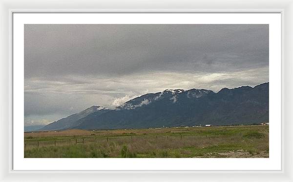 Mountain Field - Framed Print