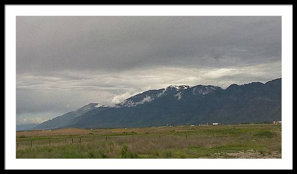 Mountain Field - Framed Print